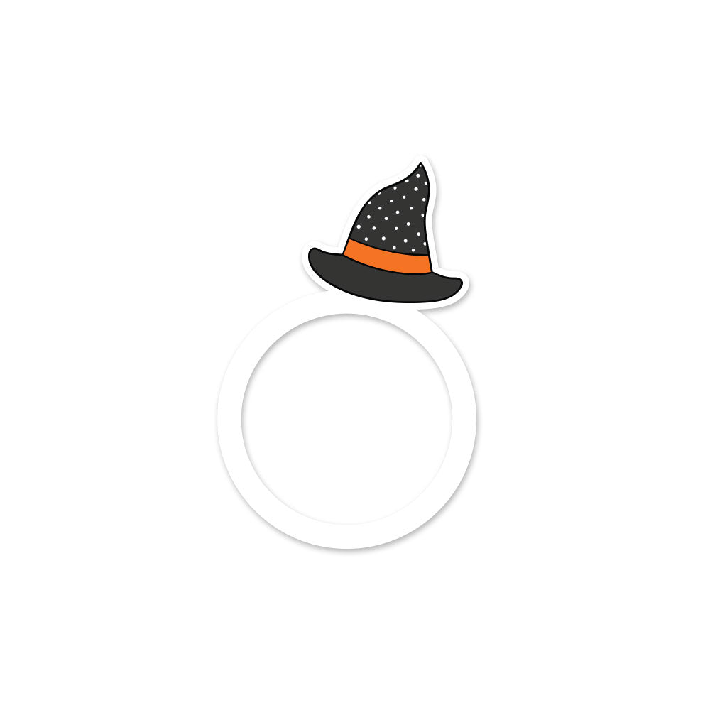 Polka Dot Witch Hat Swapper Accent - - Topperswap