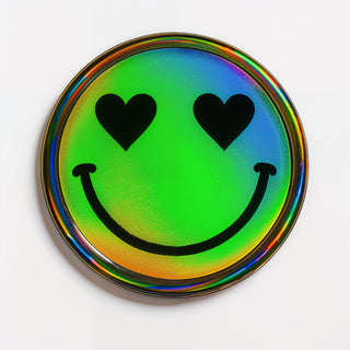 Holographic Heart-Eye Smile Face Topper – Limited Edition! Pop Topper
