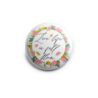 Live Life in Full Bloom Topper