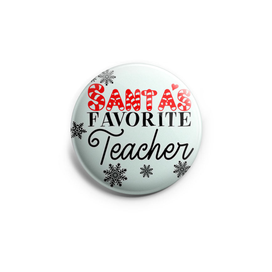 Santa’s Favorite Teacher Topper - Vault - Classic Shine - Topperswap
