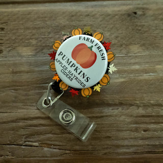 Autumn Fall Leaves & Pumpkins Swapfinity Swapper Frame