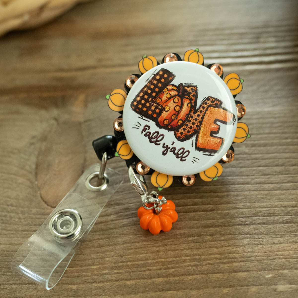 Fall Pumpkin Charm Reel Add-on - - Topperswap