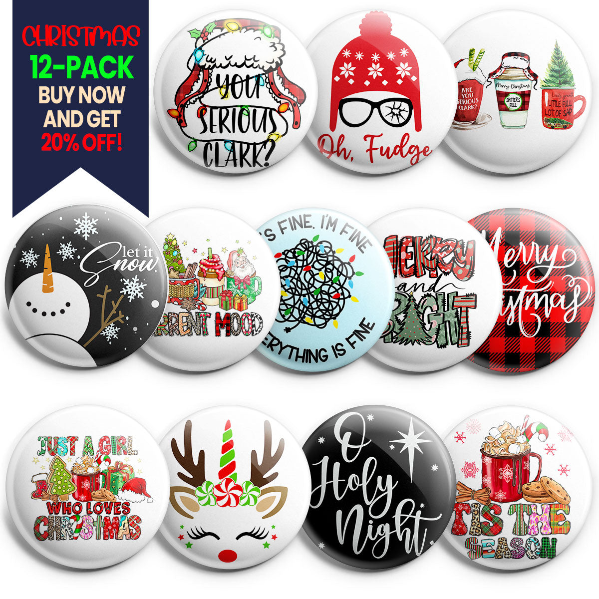 Christmas Cheer 12-Pack - - Topperswap