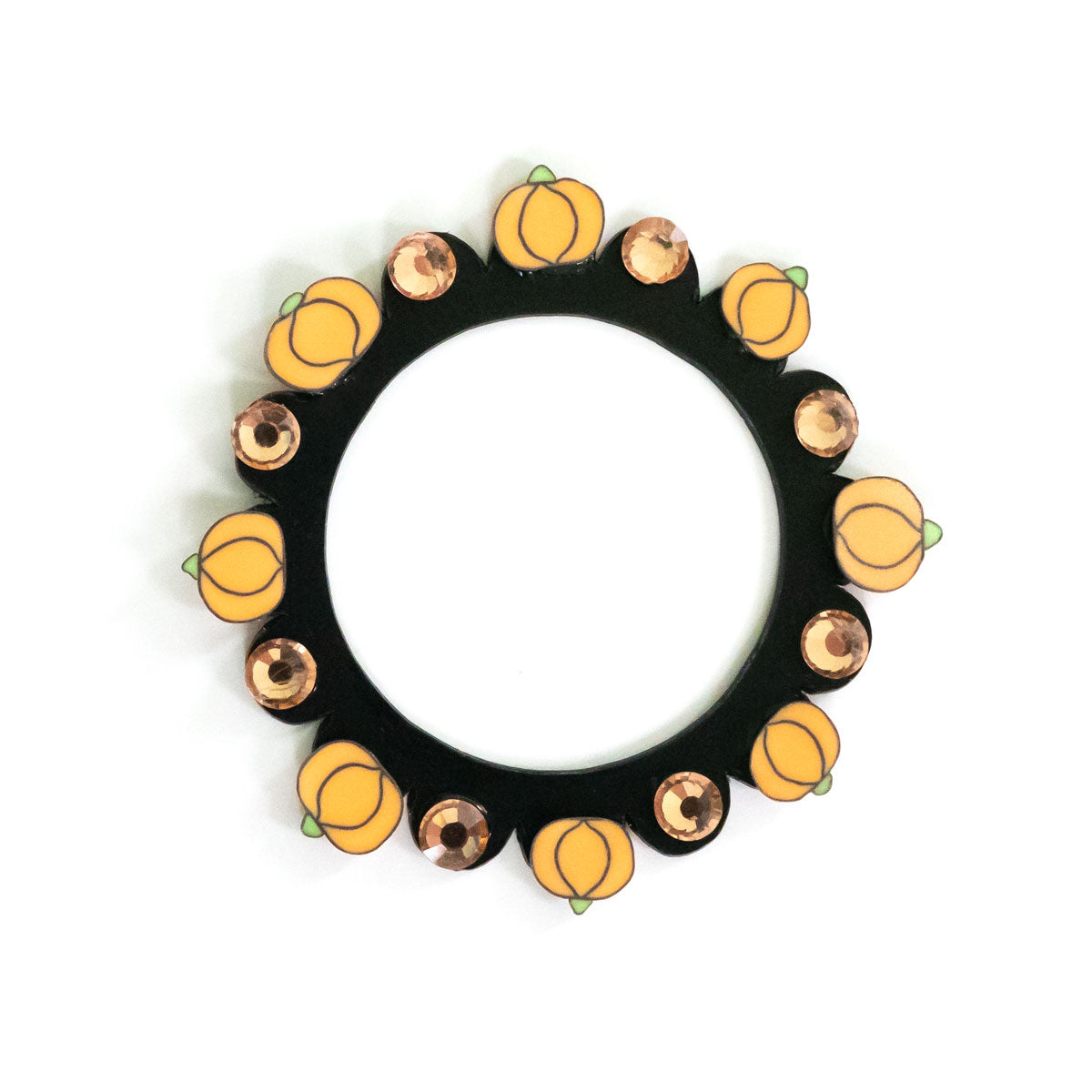 Fall Pumpkins and Crystals Swapfinity Swapper Frame - - Topperswap