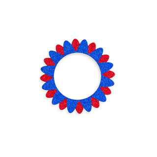 Red & Blue Patriotic Glitter Swapfinity Swapper Frame