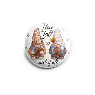I Love Fall Most of All Gnomes Topper
