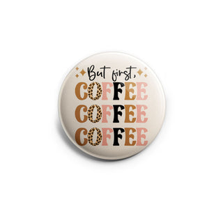 First Coffee Leopard Topper