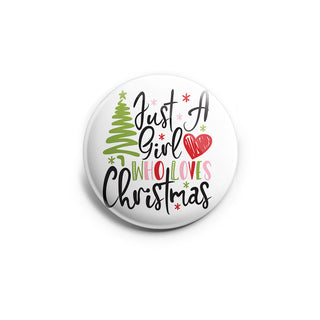 Girl Loves Christmas Topper