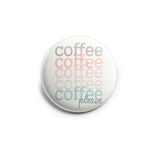 Pastel Coffee Please Topper
