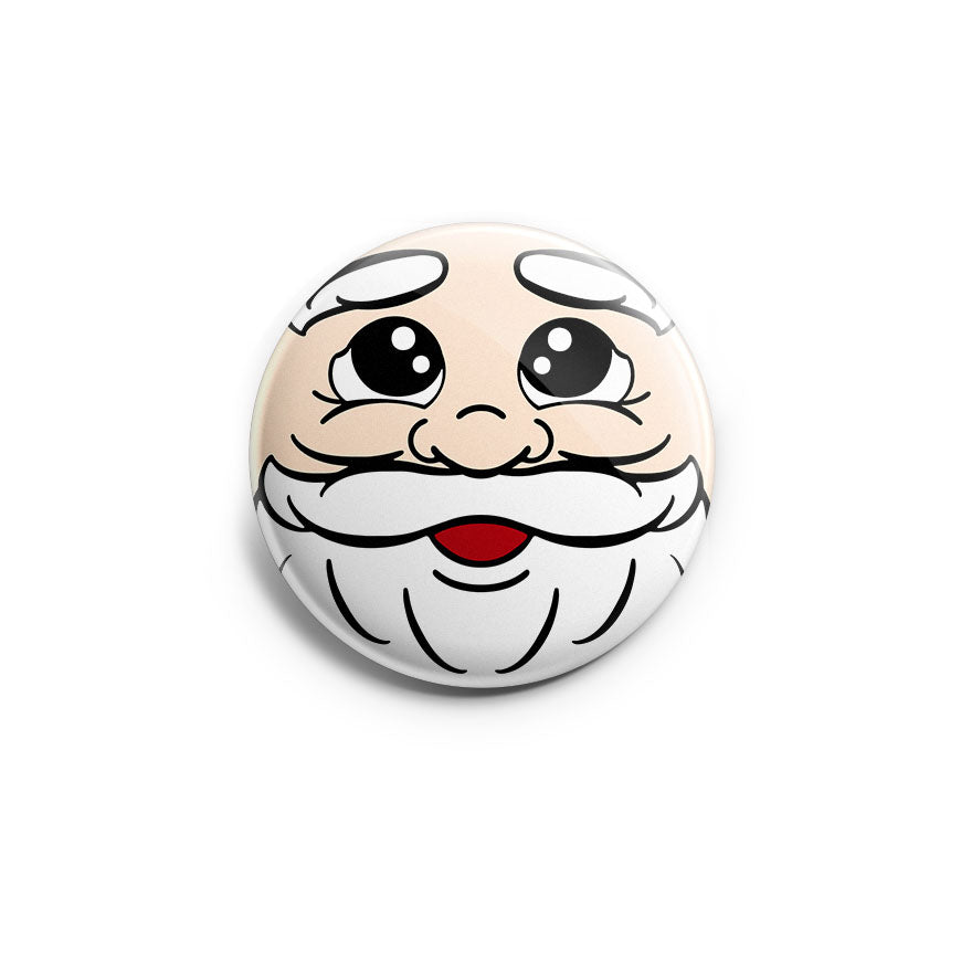 Jolly Santa Face Topper - Classic Shine - Topperswap