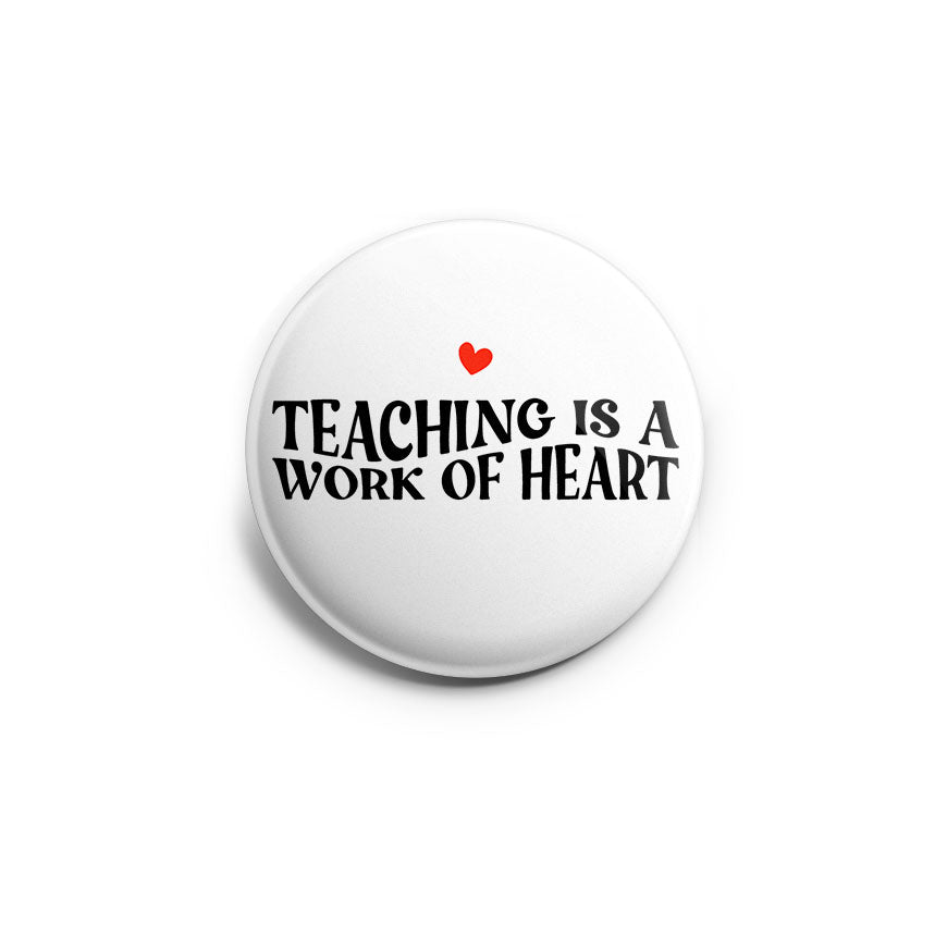 Teaching Is A Work of Heart Topper - - Topperswap