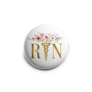 RN Caduceus & Flower Topper