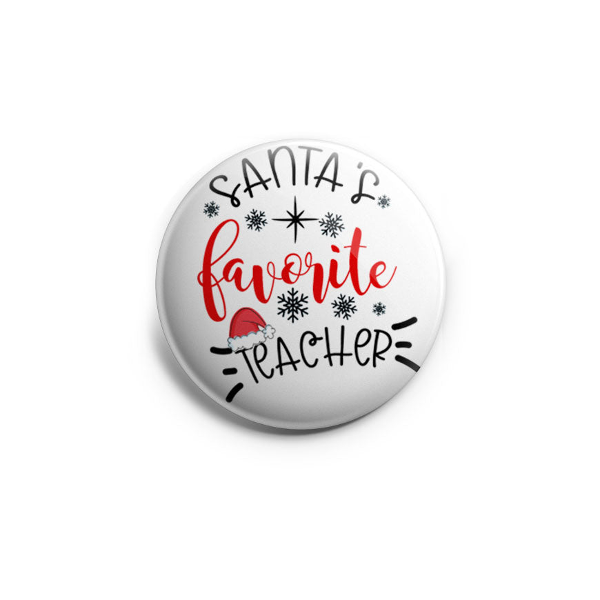 Santa's Favorite Teacher 2020 Topper - Vault - Classic Shine - Topperswap