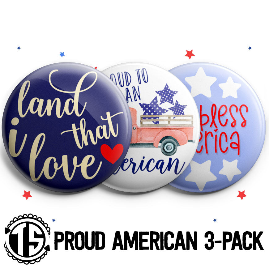 Proud American 3-Pack (Save 5%) - - Topperswap