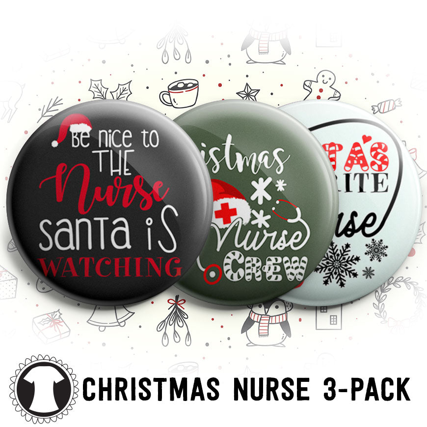 Christmas Nurse 3-Pack - (Save 5%) - - Topperswap