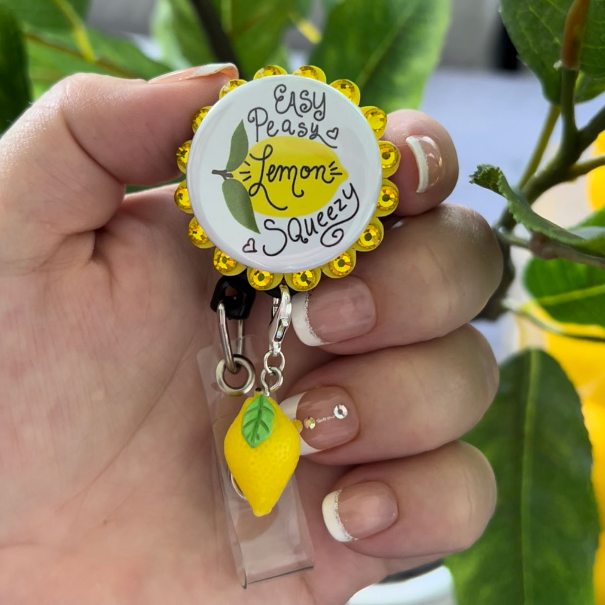 Lemon Bling Bundle Swapfinity Retractable ID Badge Reel Bundle *Limited Edition* - - Topperswap
