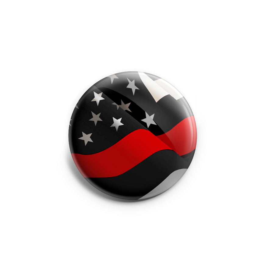 Beautiful Thin Red Line Badge of Courage Flag Topper - - Topperswap