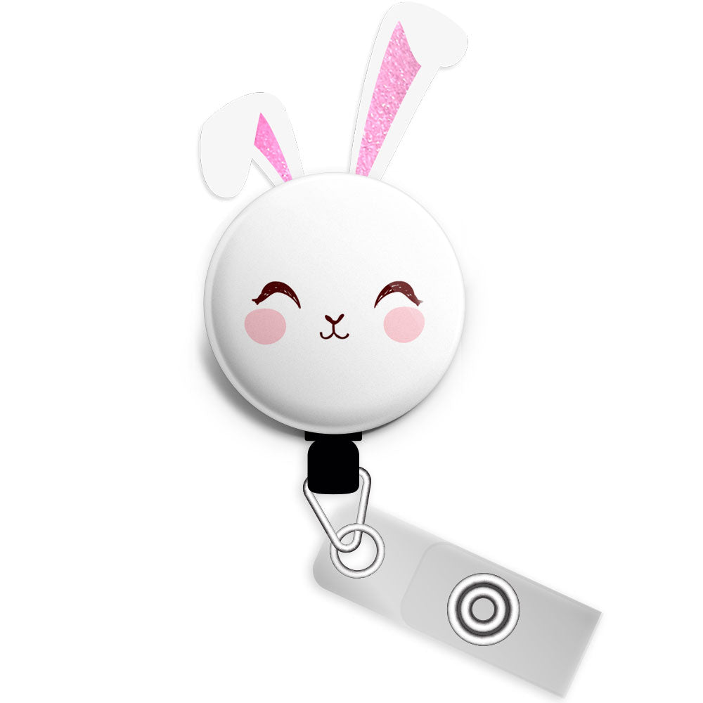 Hoppy the Bunny Starter Bundle (Save 5%) • Easter Bunny Nurse RN Badge Reel, ID Holder • Swapfinity - - Topperswap