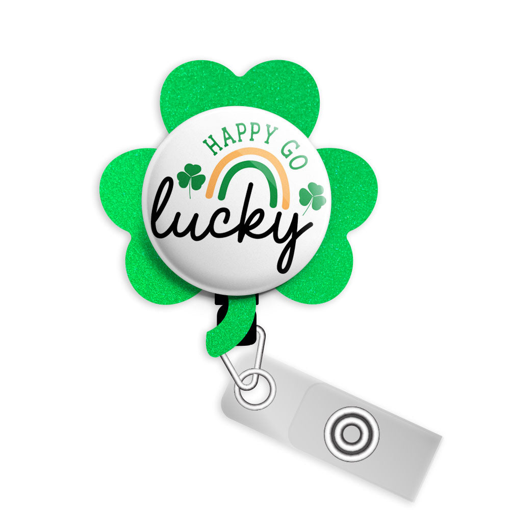 Lucky Clover Bundle (Save 5%) • St. Patrick's Day Lucky Retractable ID Badge Reel, ID Holder • Swapfinity - - Topperswap