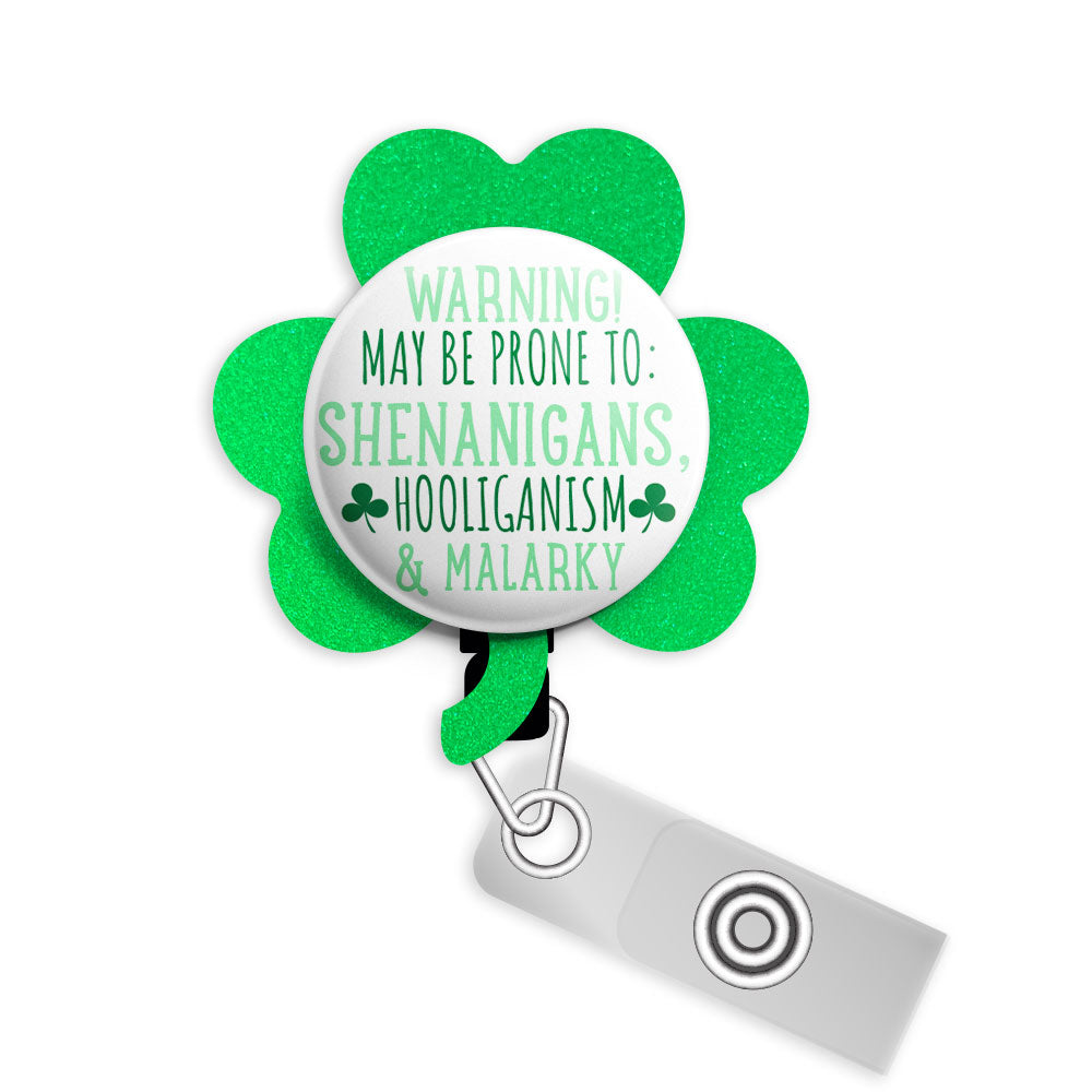 Mischievous Clover Bundle (Save 5%) • St. Patrick's Day Lucky Retractable ID Badge Reel, ID Holder • Swapfinity - - Topperswap