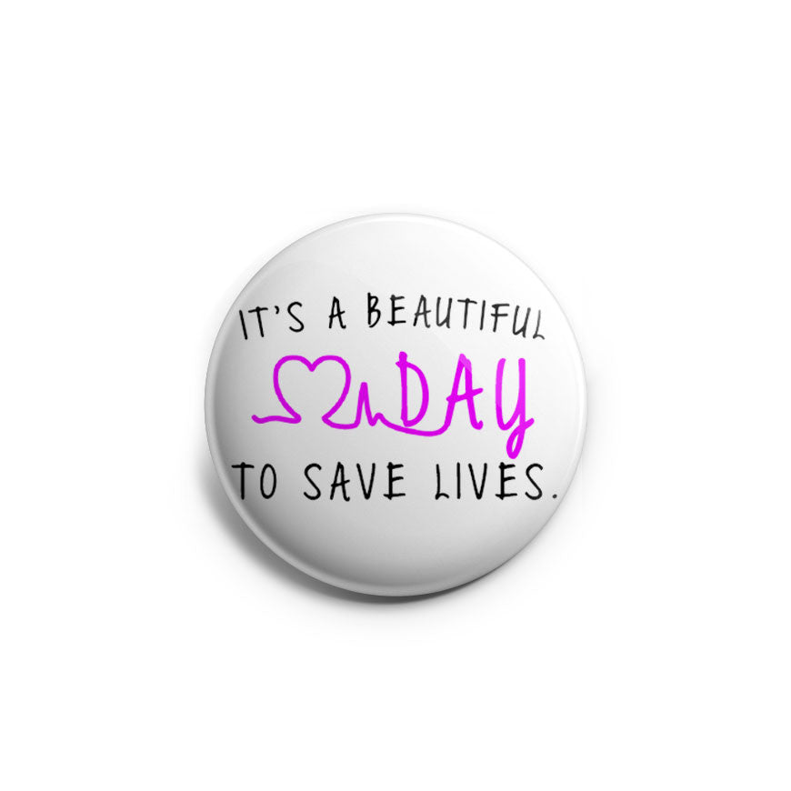 It's a Beautiful Day To Save Lives Topper - Default Title - Topperswap