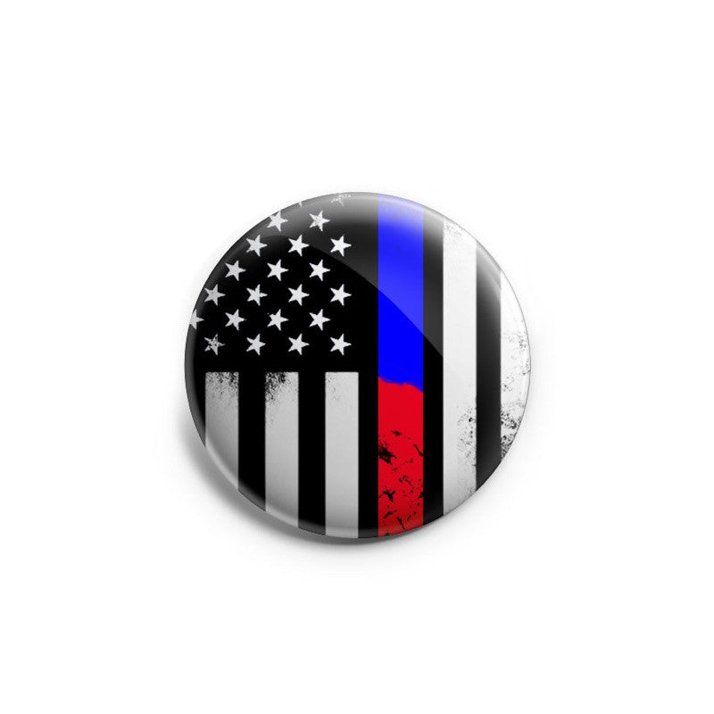 Awesome Thin Blue & Red Line Topper - Classic Shine - Topperswap