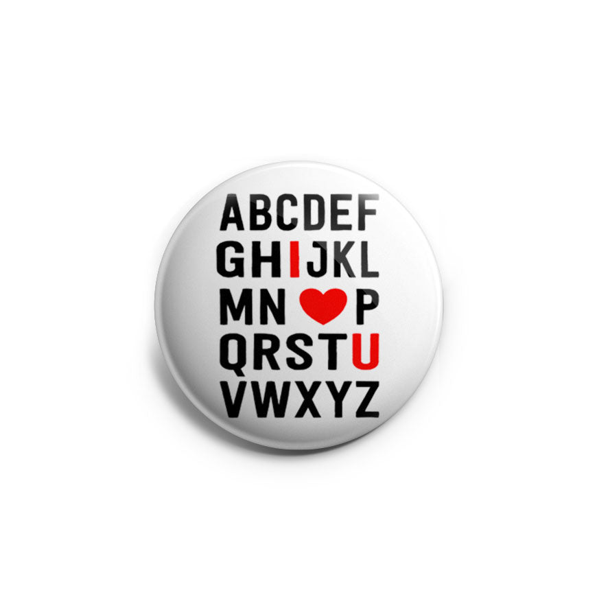 I Love U Alphabet Topper - Vault - - Topperswap