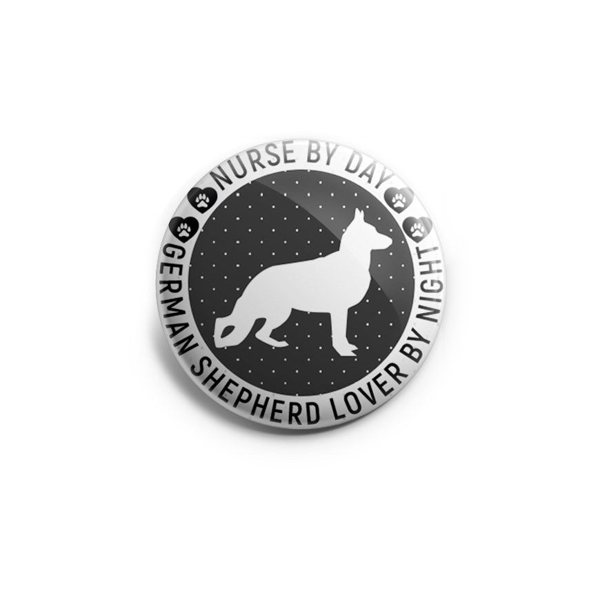 Nurse By Day German Shepherd Lover By Night Topper - - Topperswap