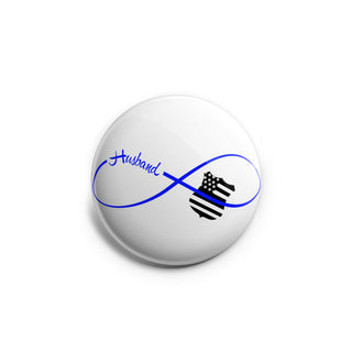 Infinity Thin Blue Line Husband Topper