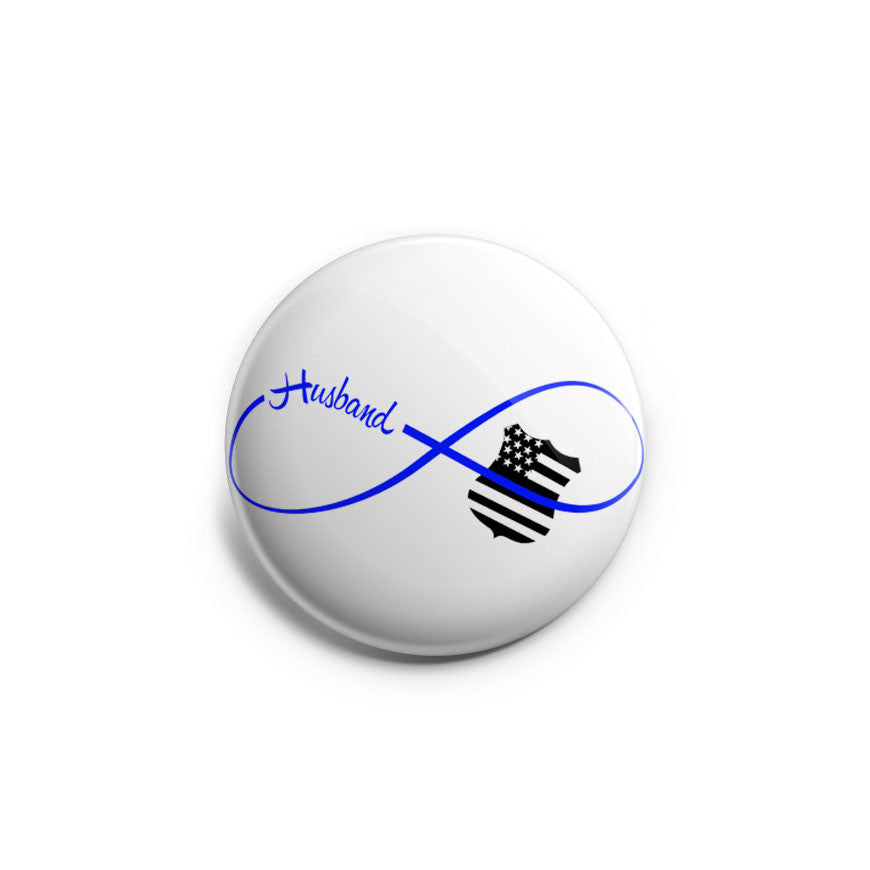 Infinity Thin Blue Line Husband Topper - - Topperswap