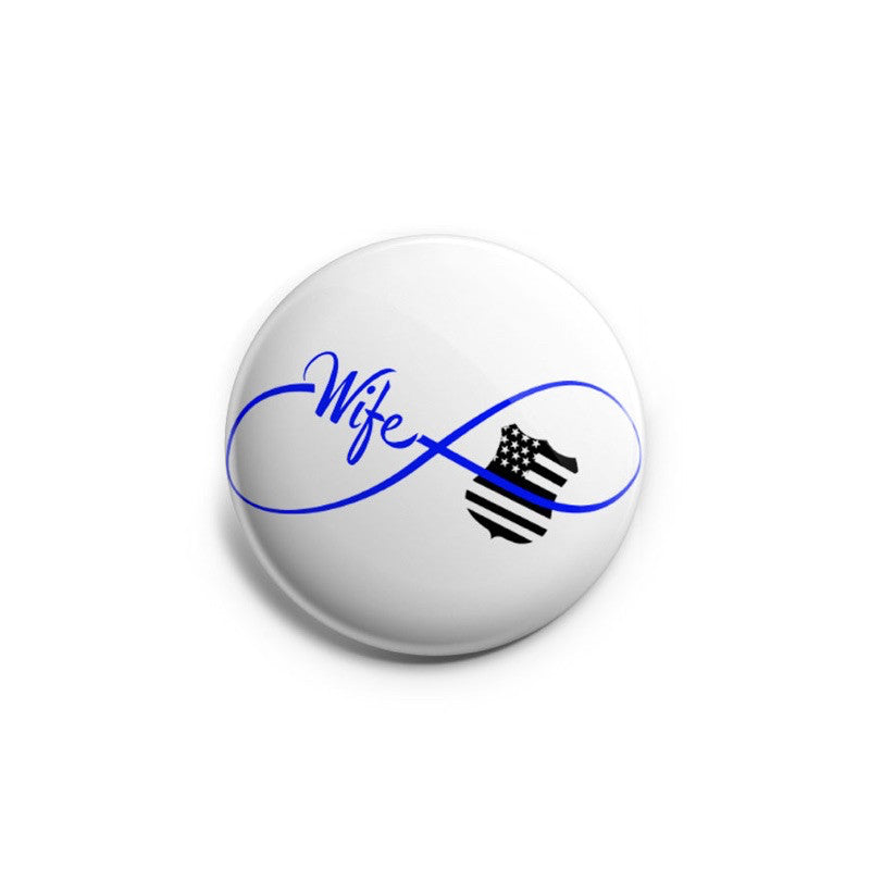 Infinity Thin Blue Line Wife Topper - - Topperswap