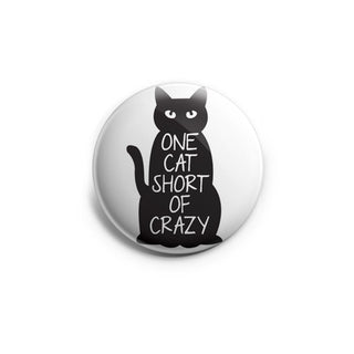 One Cat Short Of Crazy Topper