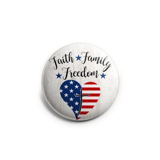 Faith Family Freedom Topper