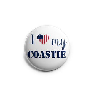 I Love My Coastie Topper