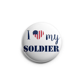 I Love My Soldier Topper