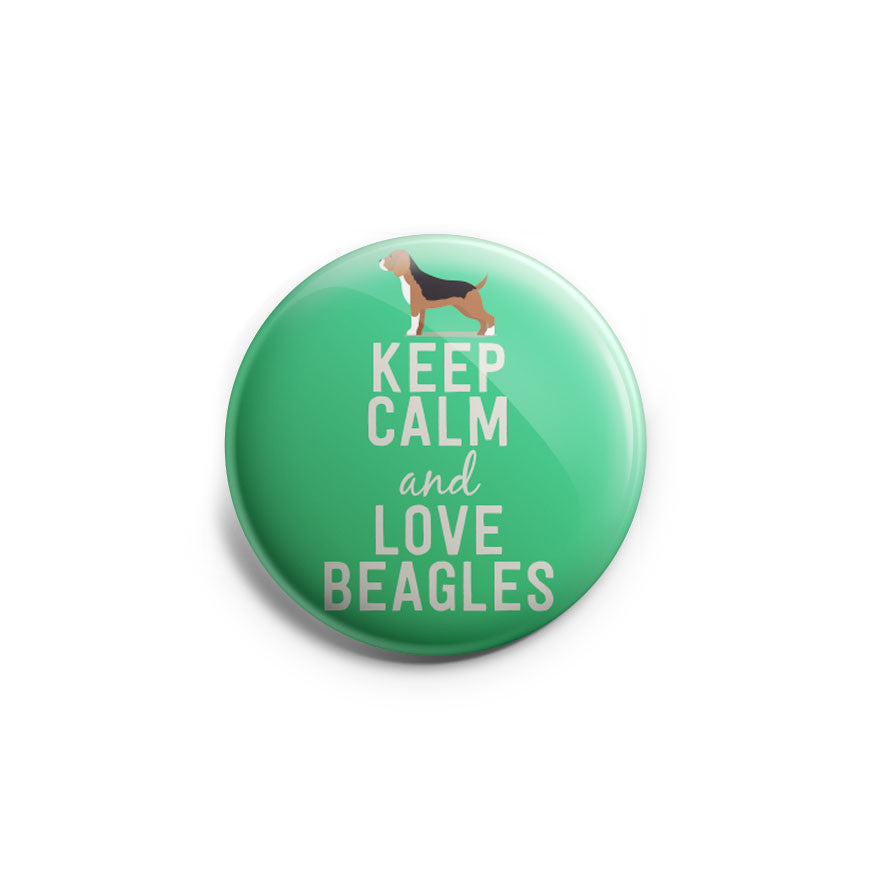 Keep Calm and Love Beagles Topper - - Topperswap
