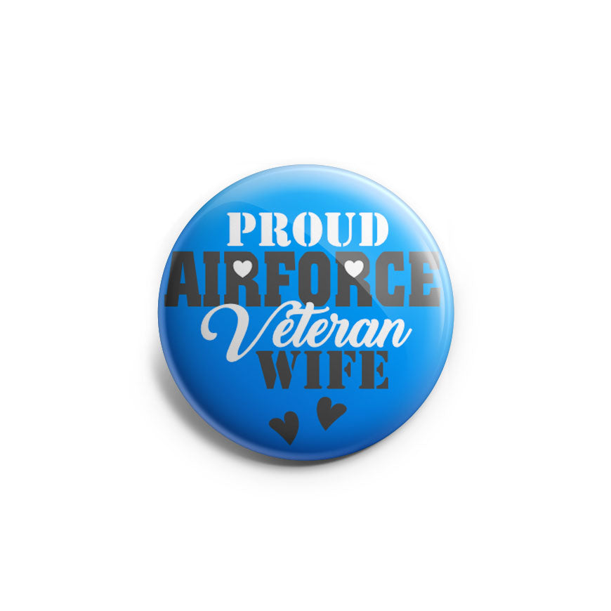 Proud Air Force Veteran Wife Topper - - Topperswap
