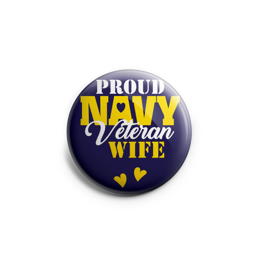 Proud Navy Veteran Wife Topper - - Topperswap