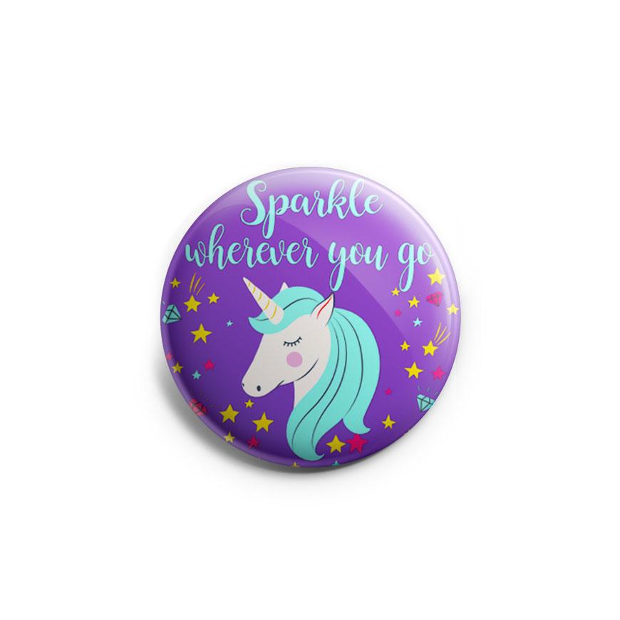Sparkle Wherever You Go Unicorn Topper - Classic Shine - Topperswap