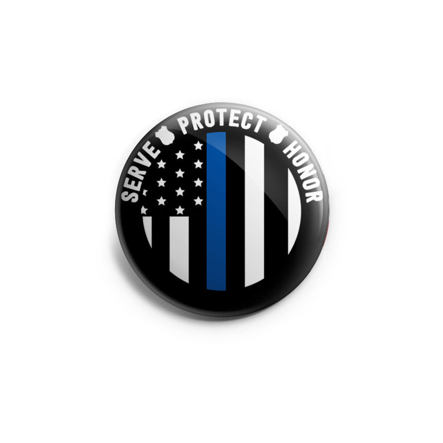 Serve Protect Honor Thin Blue Line Topper - - Topperswap