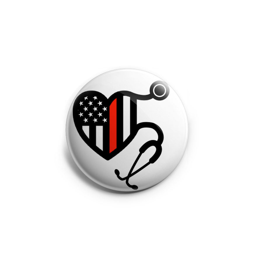 Thin Red Line Stethoscope Topper - - Topperswap