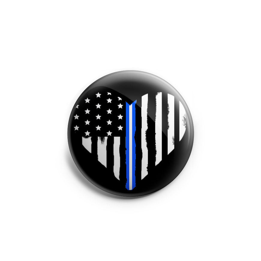 Thin White Line HEART Topper - - Topperswap