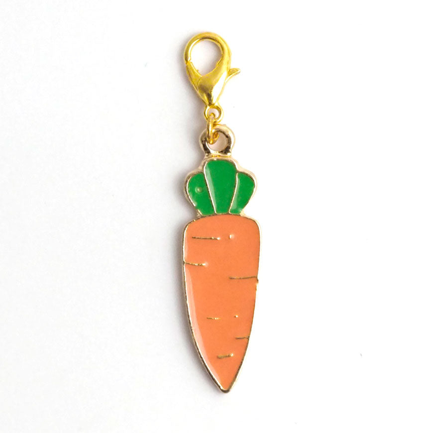Carrot Charm Badge Reel Add-on - - Topperswap