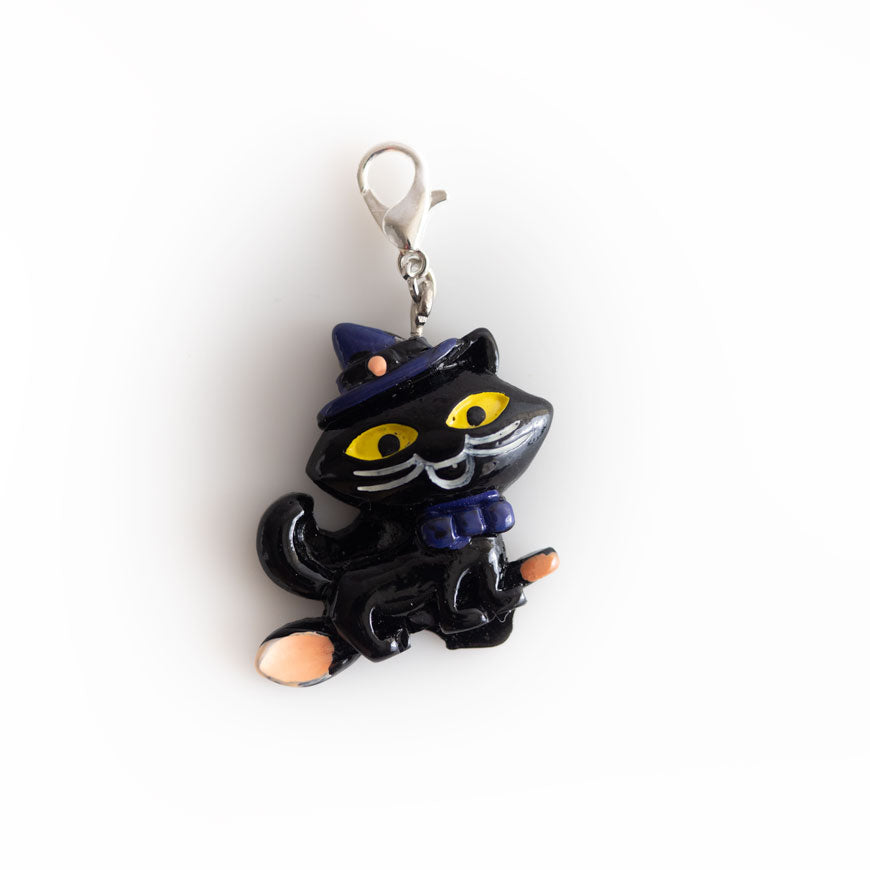 Witch Cat Charm Badge Reel Add-on - - Topperswap