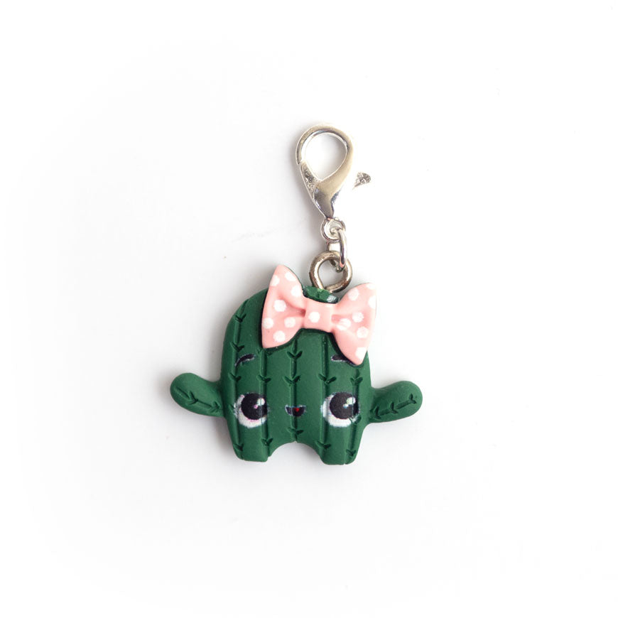 Mini Cactus Charm Badge Reel Add-on - - Topperswap