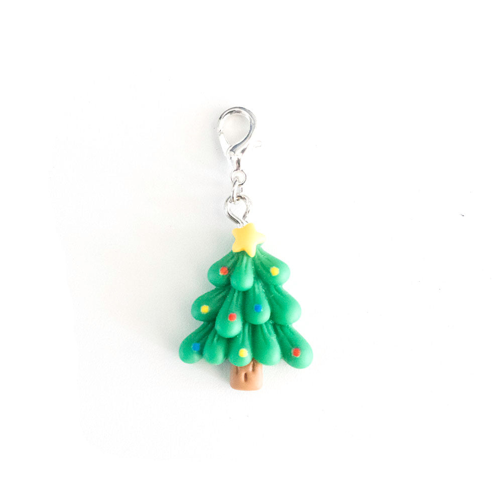 Lighted Christmas Tree Charm Badge Reel Add-on - - Topperswap