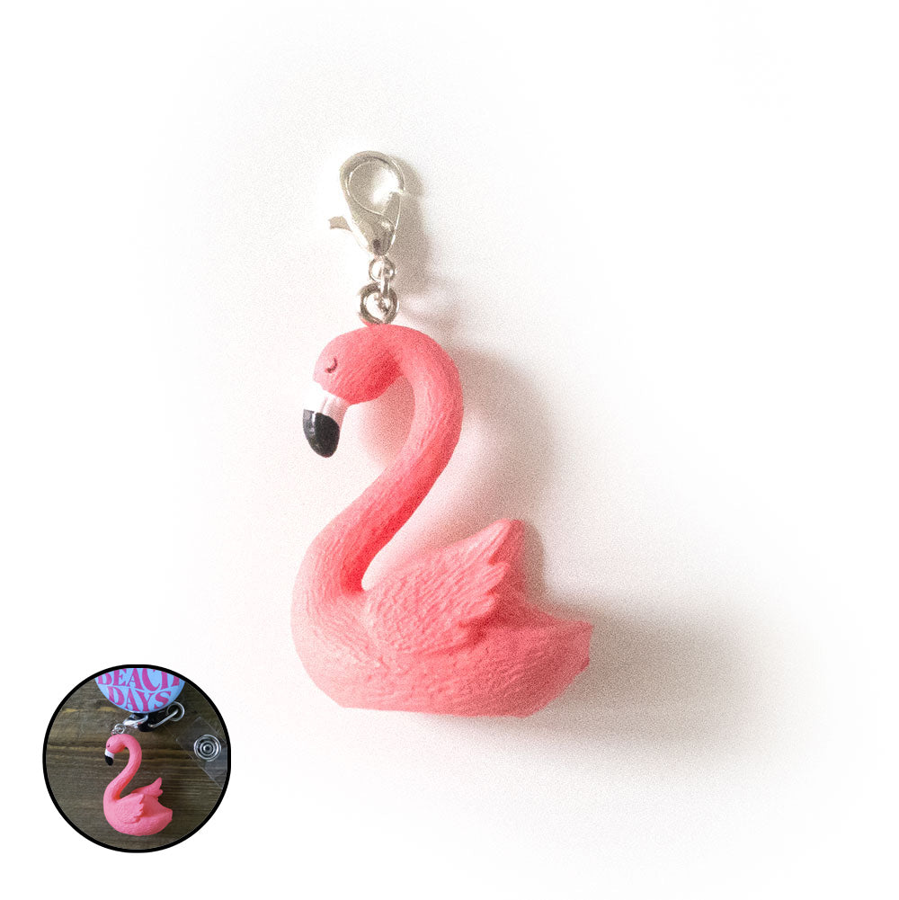 Large Flamingo Charm Add-on - - Topperswap