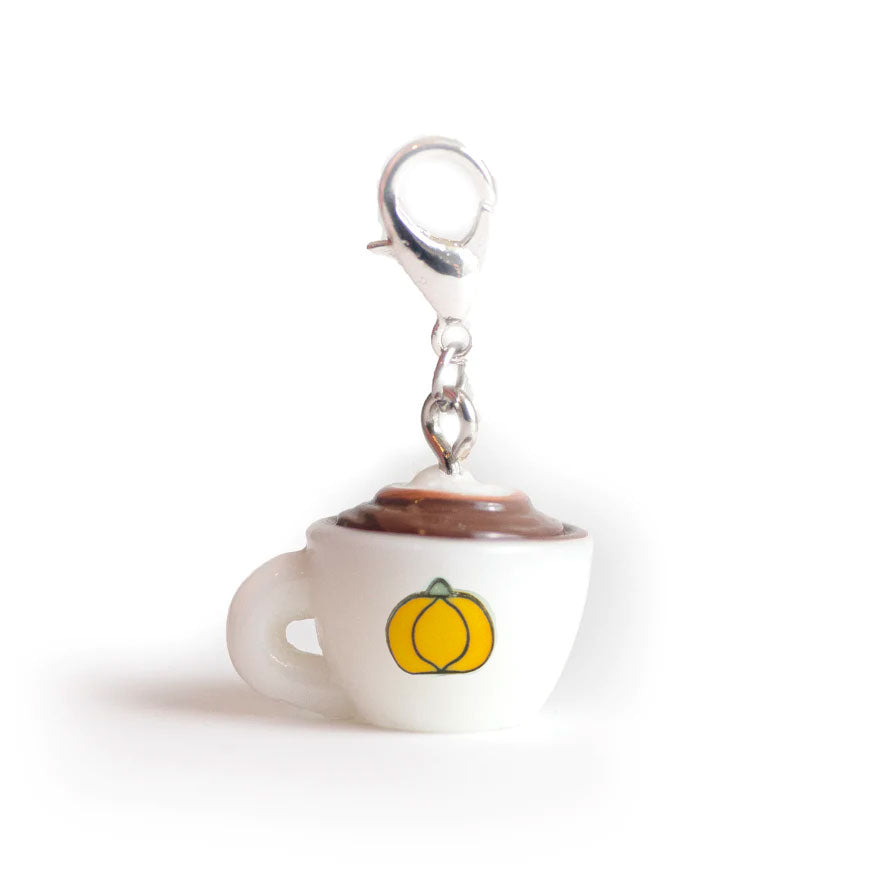 Pumpkin Spiced Latte Charm Badge Reel Add-on - - Topperswap