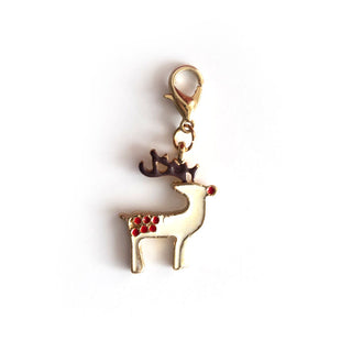 Reindeer Charm Badge Reel Add-on