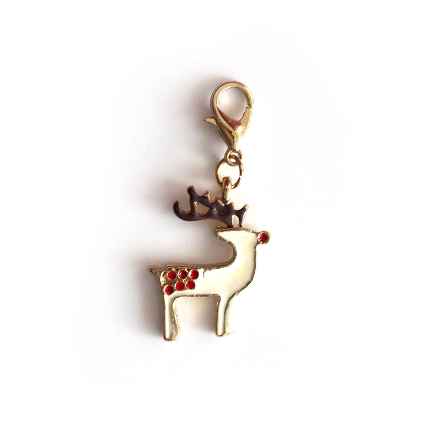 Reindeer Charm Badge Reel Add-on - - Topperswap